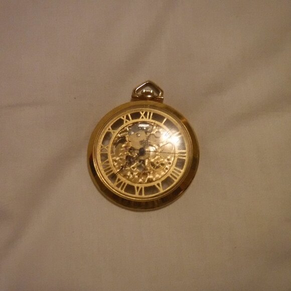 Antique Colibri gold skeleton pocket watch - Picture 1 of 2
